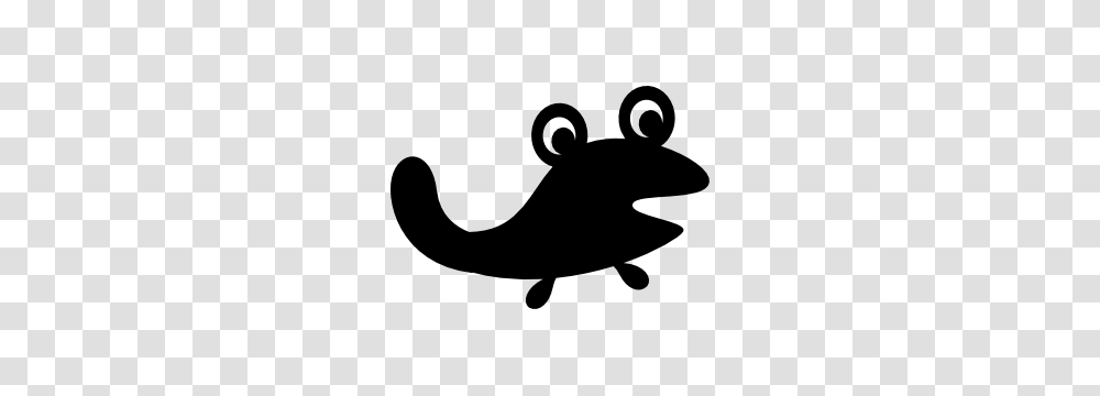 Adorable Tadpole Sticker, Stencil, Silhouette, Hook Transparent Png