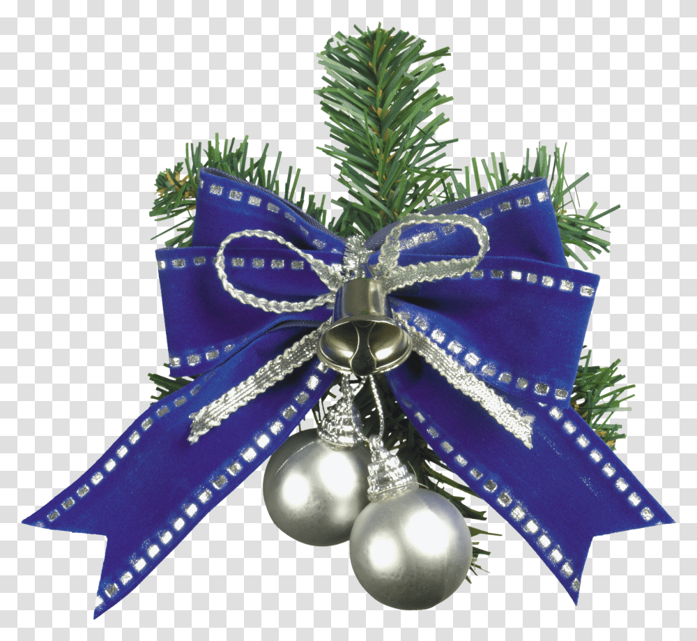 Adornos Luces Y Campanas De Navidad Noeud De Noel Bleu, Accessories, Accessory, Jewelry, Tree Transparent Png