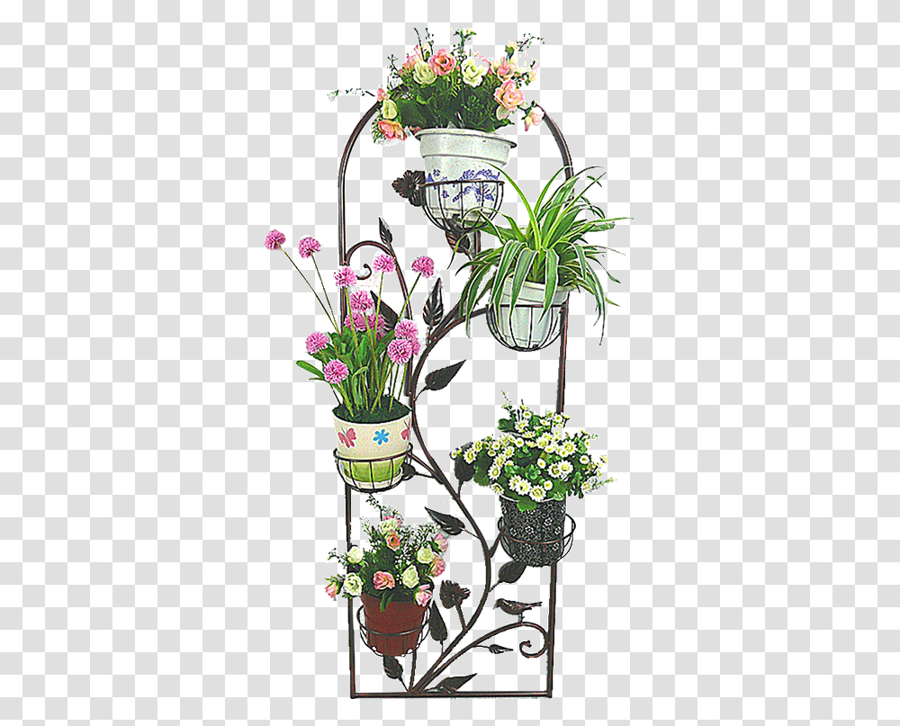 Adornos Para Plantas En Hierro, Floral Design, Pattern Transparent Png