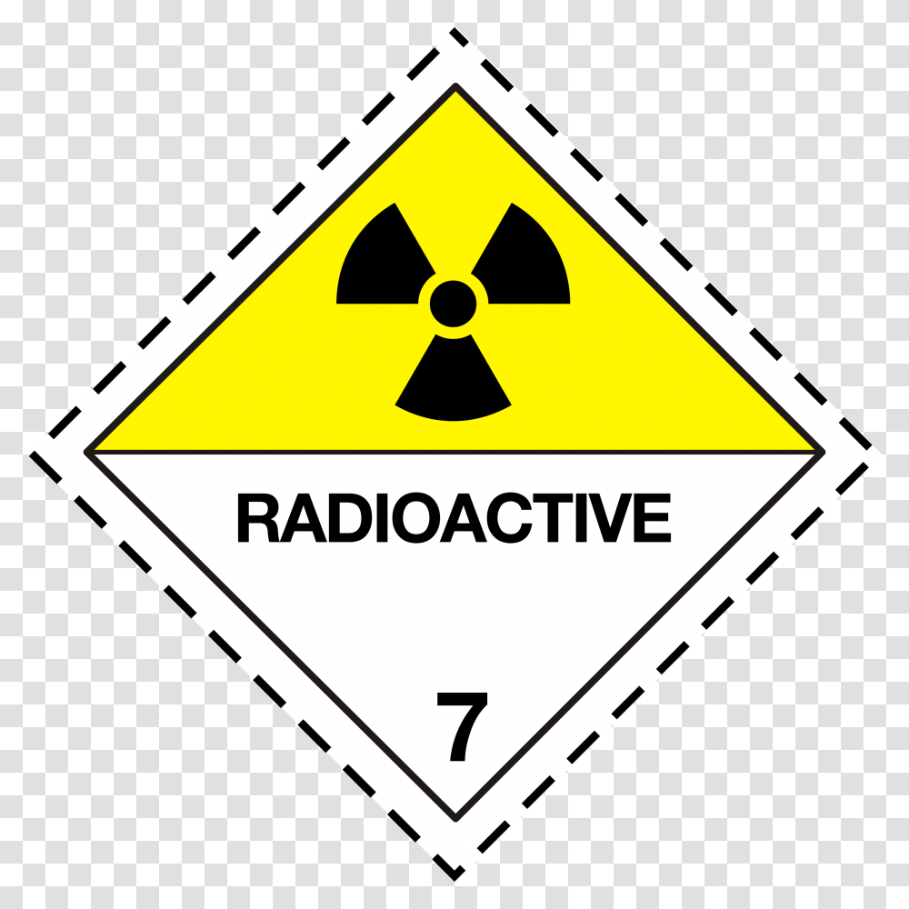 Adr Pictogram Radioactive Icons, Triangle, Sign, Road Sign Transparent Png