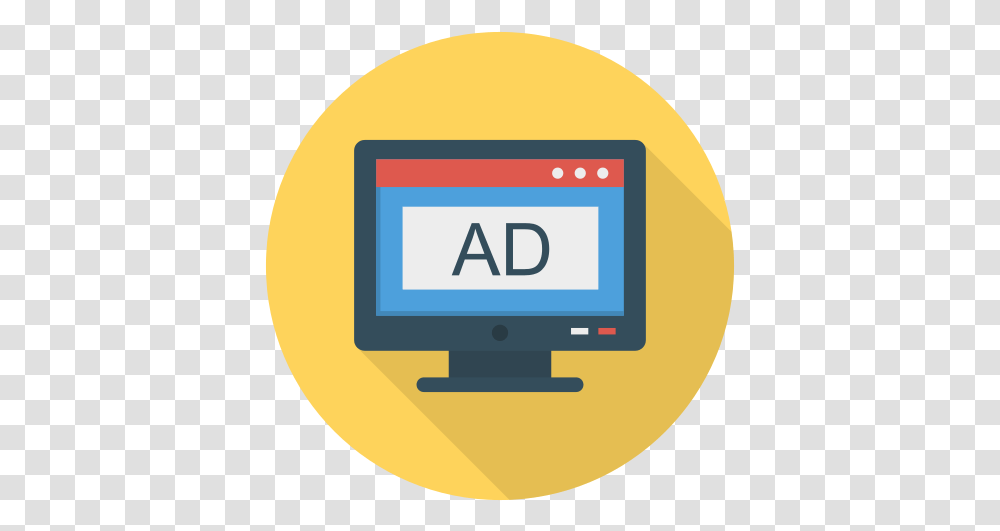 Ads Display Ads Icon, Monitor, Screen, Electronics, Text Transparent Png