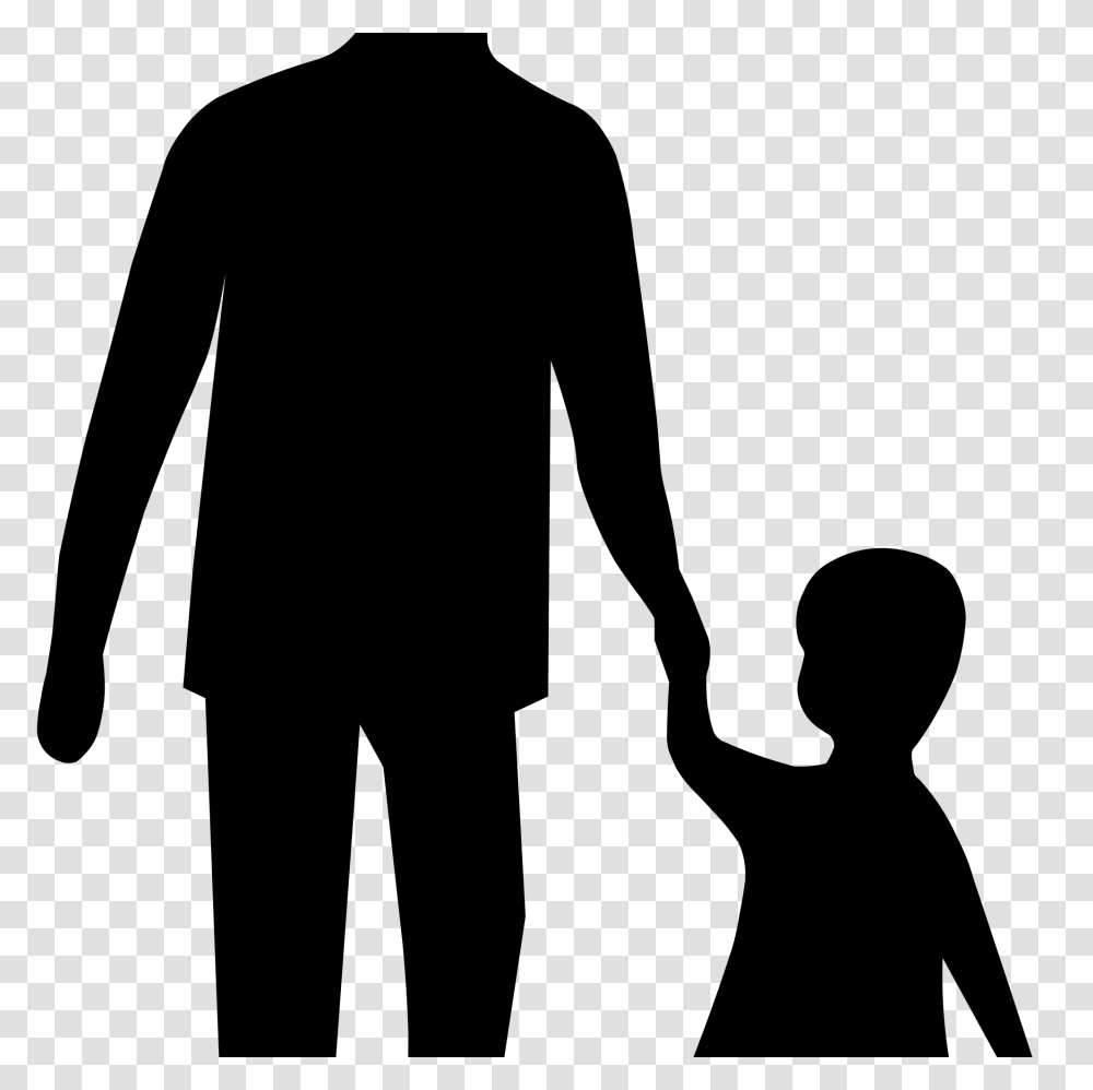 Adult And Child Silhouette Free Range Kids, Gray, World Of Warcraft Transparent Png