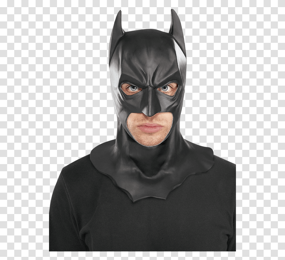 Adult Batman Full Mask Batman Mask, Person, Human, Apparel Transparent Png