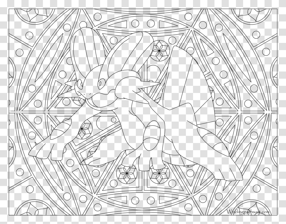Adult Coloring Pages Pokemon, Gray, World Of Warcraft Transparent Png