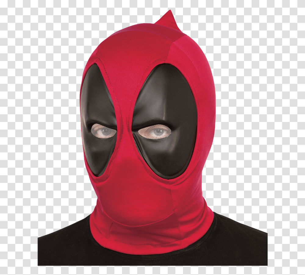 Adult Deadpool Overhead Mask Deadpool Maski, Apparel, Hood, Person Transparent Png