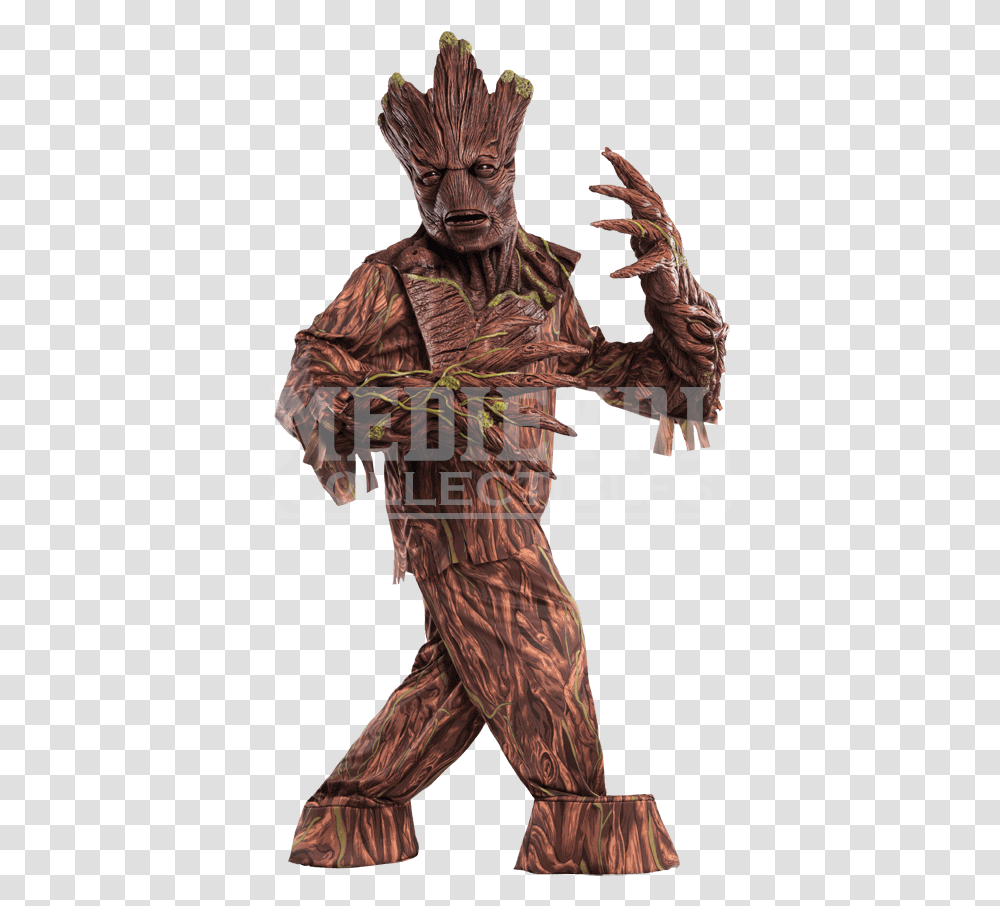 Adult Groot Creature Reacher Costume Adult Groot Costume, Person, Leisure Activities, Dinosaur Transparent Png