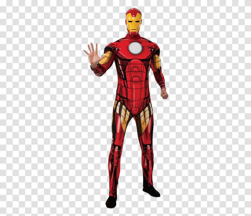 Adult Marvel Deluxe Iron Man Costume Man Avenger Costumes, Person, Female, Woman Transparent Png