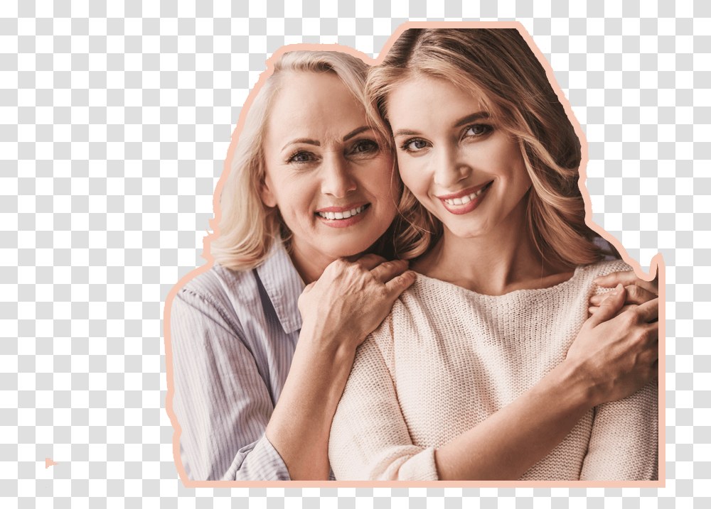 Adult Mother And Daughter Download Adult Daughter And Mother, Person, Face, Female, Woman Transparent Png