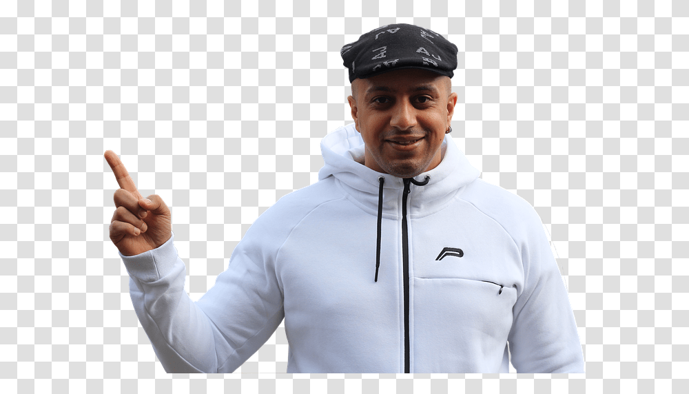 Adult Portrait Pointing Homens Apontando, Clothing, Person, Sleeve, Sweatshirt Transparent Png