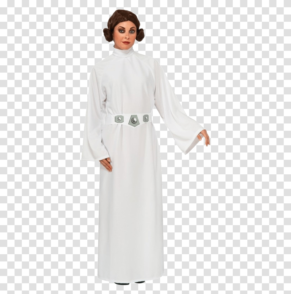 Adult Star Wars Princess Leia Costume Costume, Clothing, Apparel, Robe, Fashion Transparent Png
