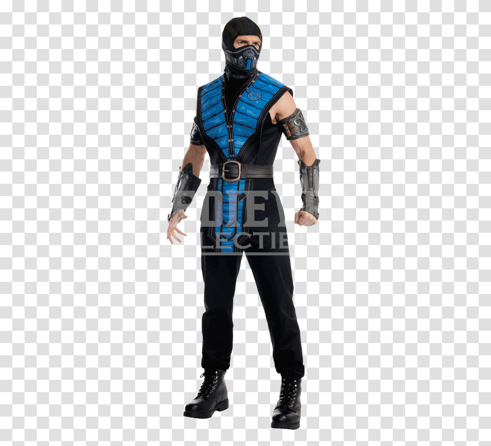 Adult Sub Zero Tabard Costume, Ninja, Person, Human Transparent Png