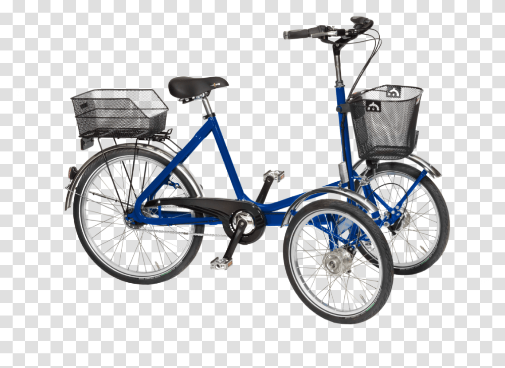 Adult Tricycle Hugo With Two Front Wheels Hybrid Bicycle, Machine, Vehicle, Transportation, Bike Transparent Png