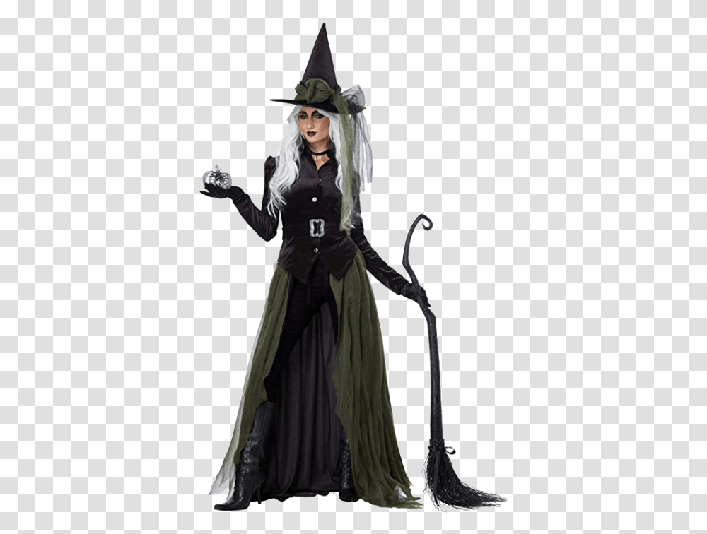 Adult Witch Black Halloween Costumes Halloween Costumes For Women Witch, Person, Cape, Fashion Transparent Png