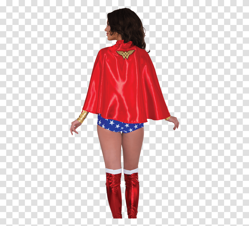 Adult Wonder Woman Cape Wonder Woman Cape, Apparel, Person, Human Transparent Png