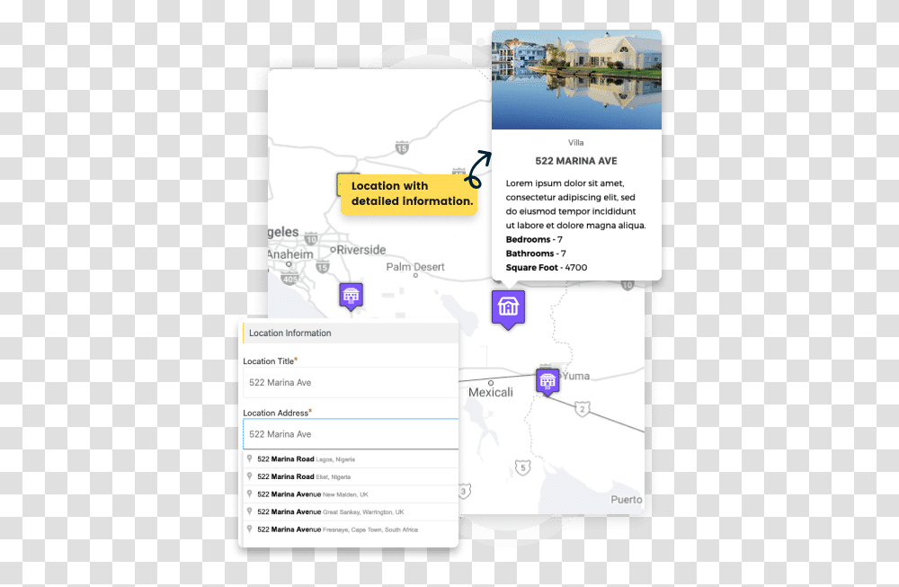 Advanced Google Map Plugin For Website Wpmapsprocom Vertical, Flyer, Poster, Paper, Advertisement Transparent Png
