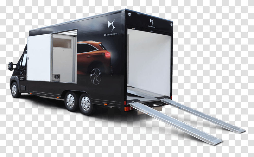Advanced Kfs Single Car Enclosed Transporter, Truck, Vehicle, Transportation, Machine Transparent Png