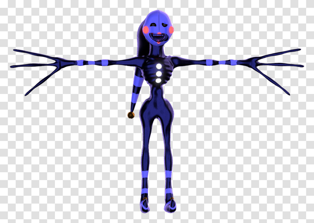 Advanced Marionette Fnaf, Alien, Skeleton, Ninja Transparent Png