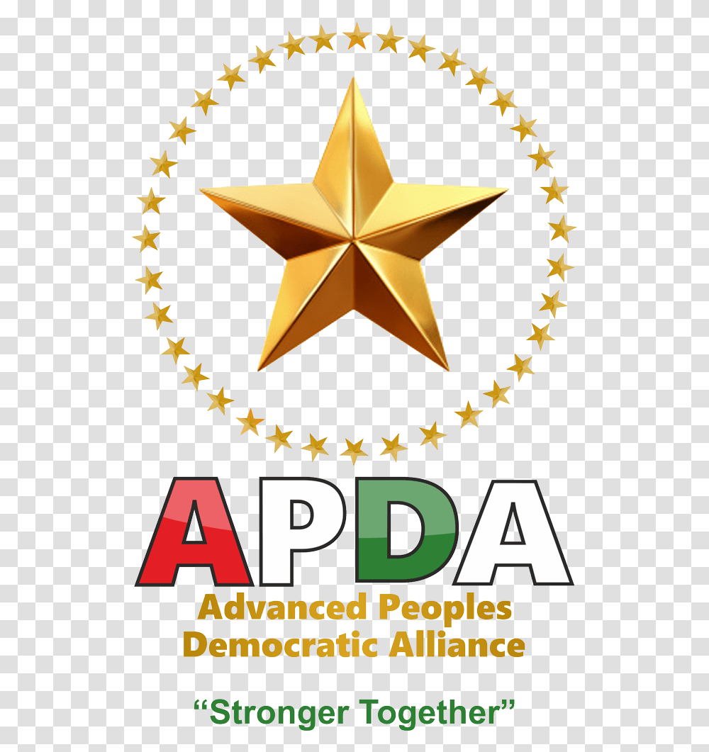 Advanced Peoples Democratic Alliance, Star Symbol, Number Transparent Png