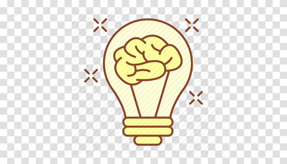 Advancement Brain Business Career Idea Innovative Thinking Icon, Light, Lightbulb, Beer, Alcohol Transparent Png