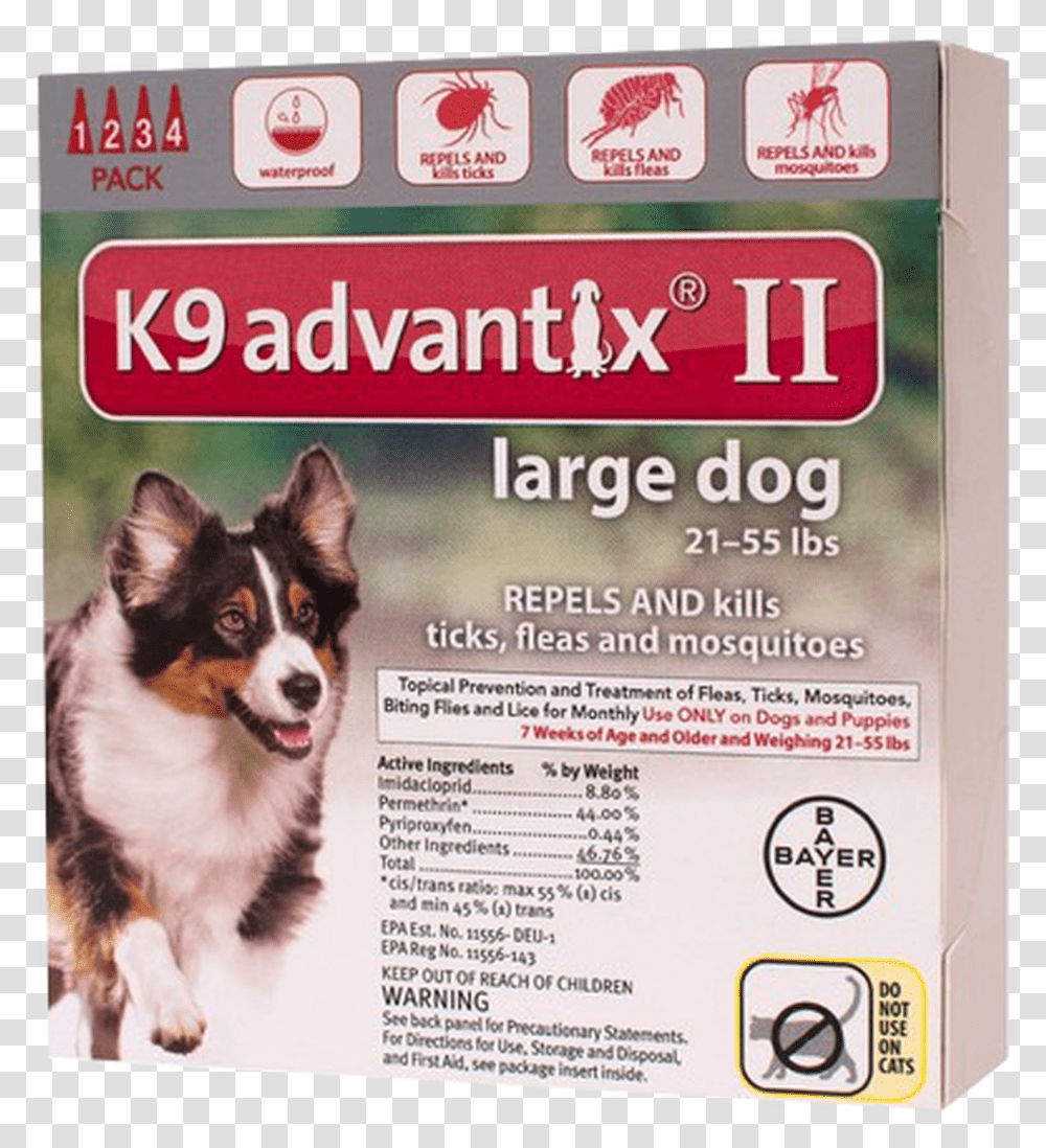 Advantix 2 Extra Large Dog 4 Pack, Pet, Canine, Animal, Mammal Transparent Png