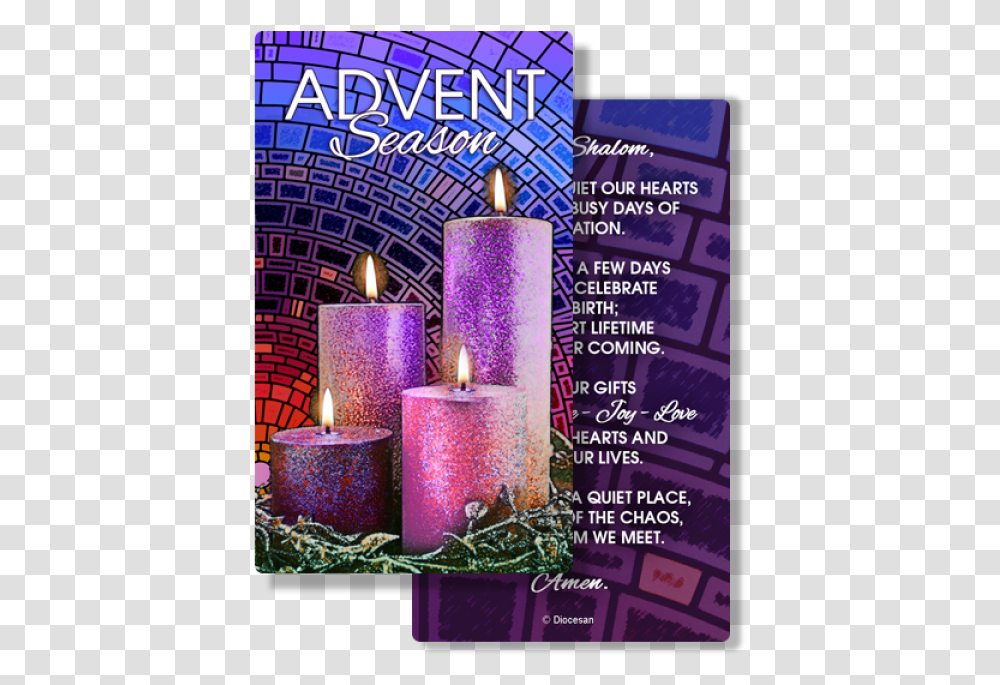 Advent Candles Card, Diwali, Poster, Advertisement Transparent Png