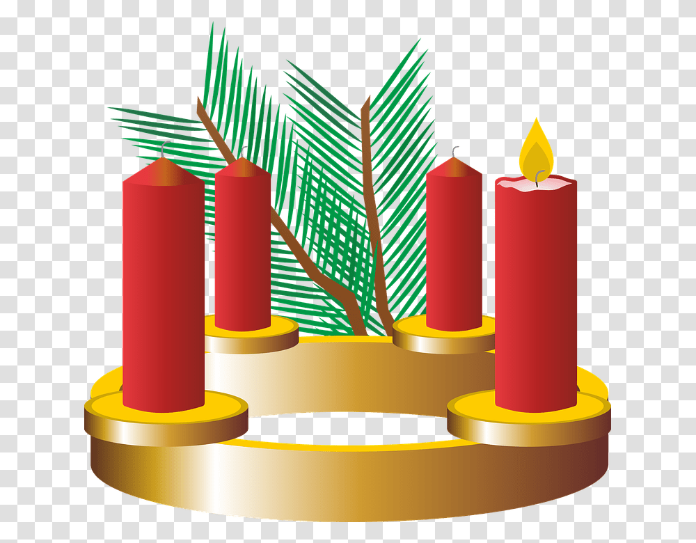 Advent Wreath Clip Art Advent Wreath Clipart China, Candle, Cylinder, Flame, Fire Transparent Png