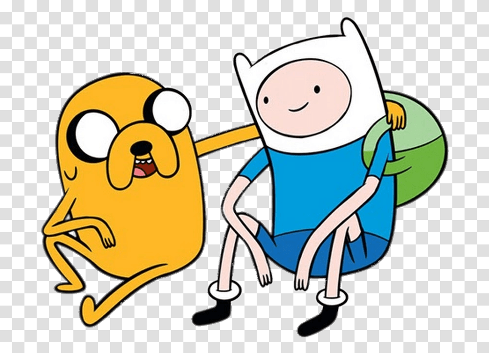 Adventure Time Finn And Jake Sitting Together Finn And Jack Adventure Time, Drawing, Doodle Transparent Png