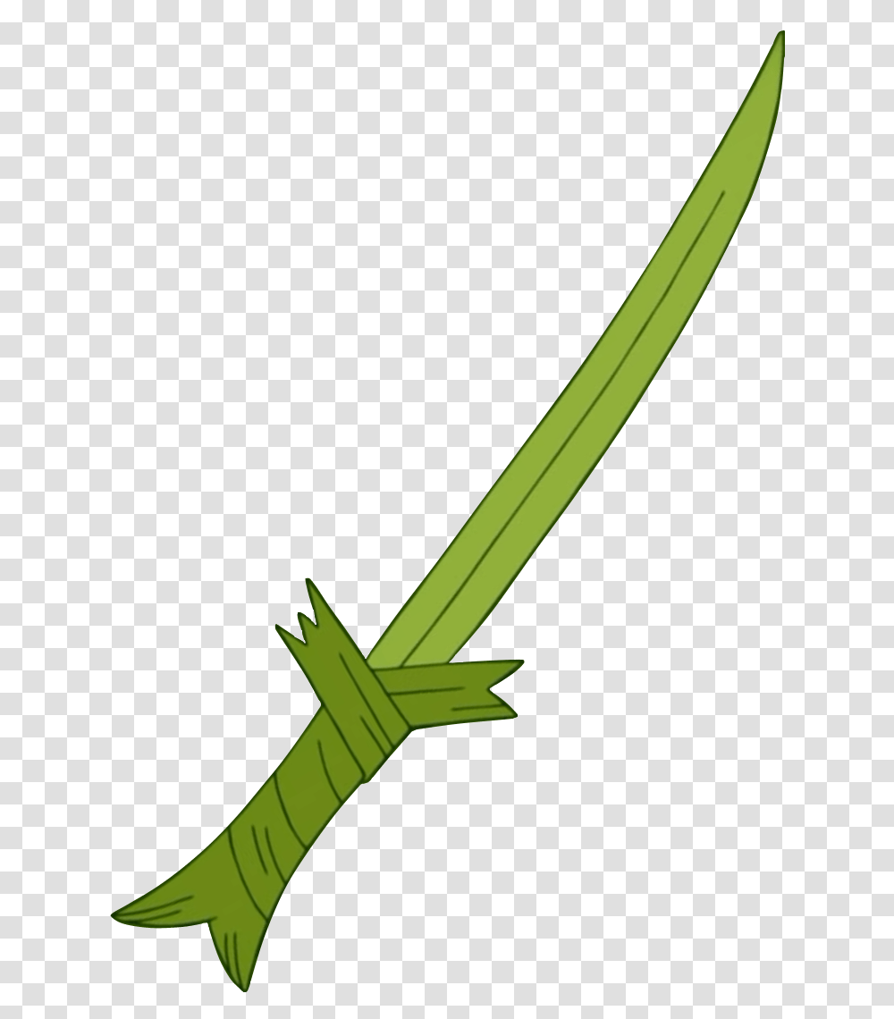 Adventure Time Grass Sword, Blade, Weapon, Weaponry, Plant Transparent Png