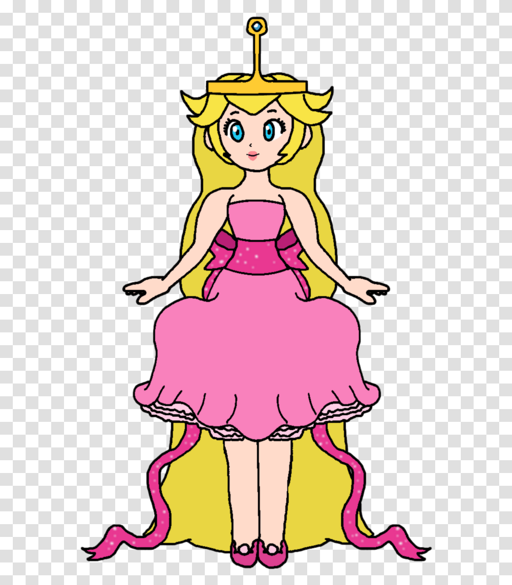 Adventure Time Princess Bubblegum Peach Katlime Clipart Minnie As A Princess Musketeer, Toy, Doll, Person, Female Transparent Png