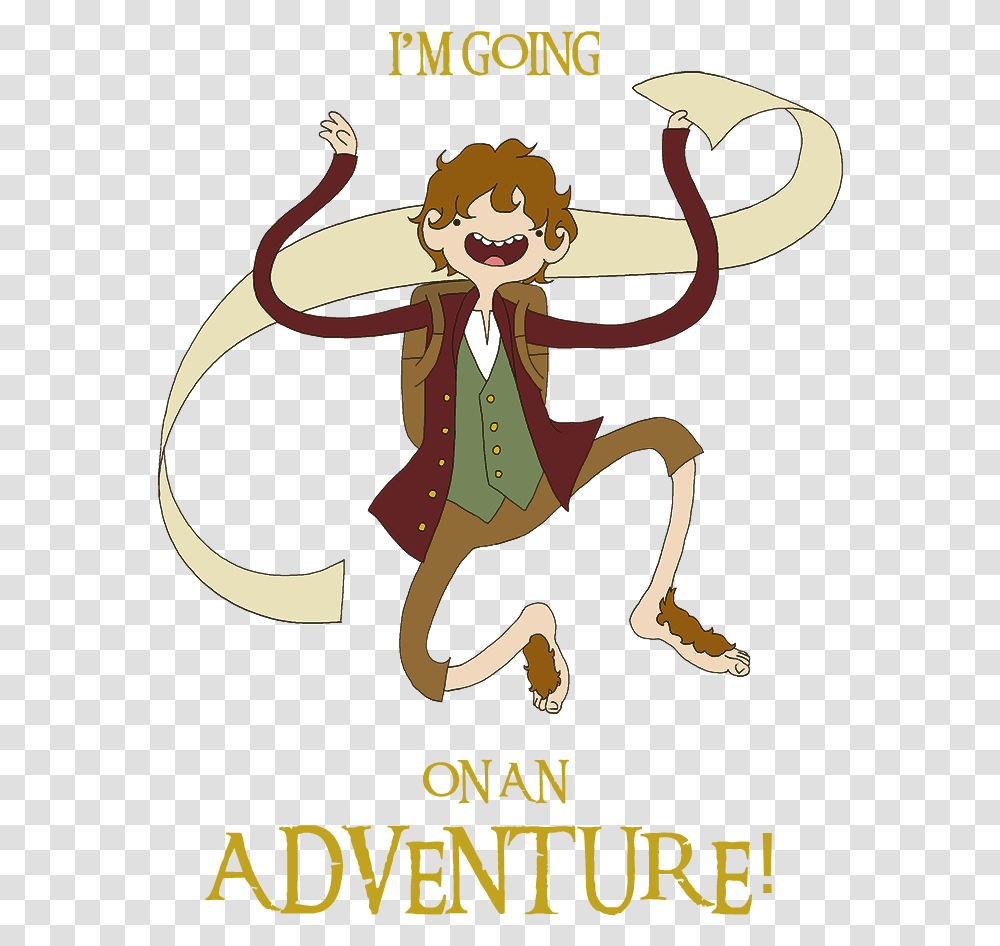 Adventure Time The Hobbit Bilbo Baggins Hobbit Fanart, Poster, Advertisement, Person, Elf Transparent Png