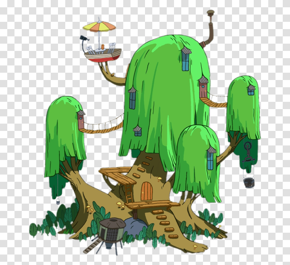 Adventure Time Tree House Image Adventure Time With Finn, Plant, Animal, Mammal, Elephant Transparent Png