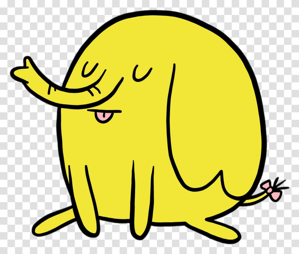 Adventure Time Tree Trunks The Elephant Sitting Elephant From Adventure Time, Hand, Label, Text, Graphics Transparent Png