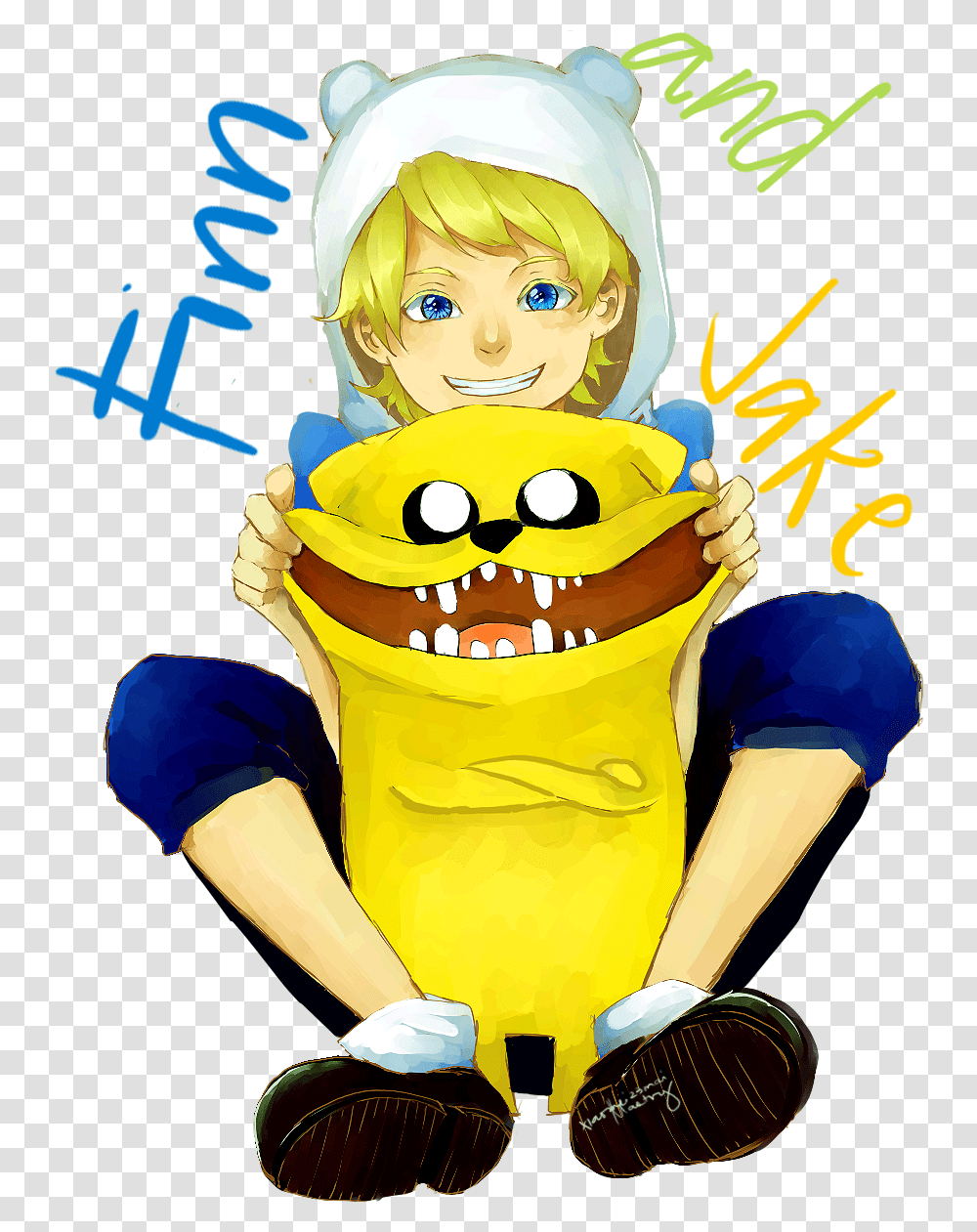 Adventure Time With Finn And Jake Images Finn And Jake Adventure Time Finn And Fiona Anime, Person, Food, Plant Transparent Png