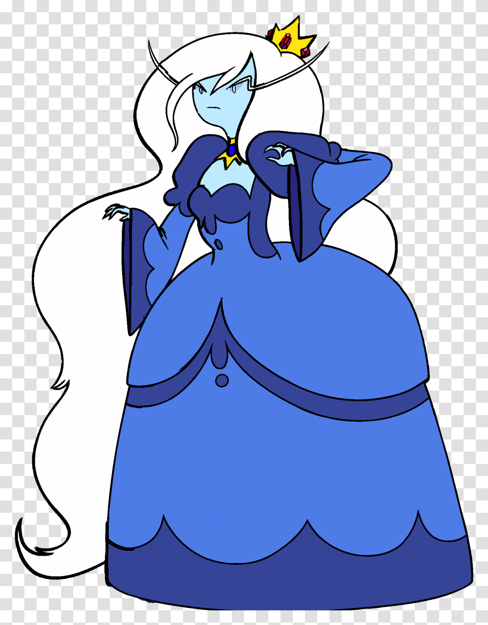 Adventure Time With Finn And Jake Wiki Ice Queen From Adventure Time, Hood Transparent Png