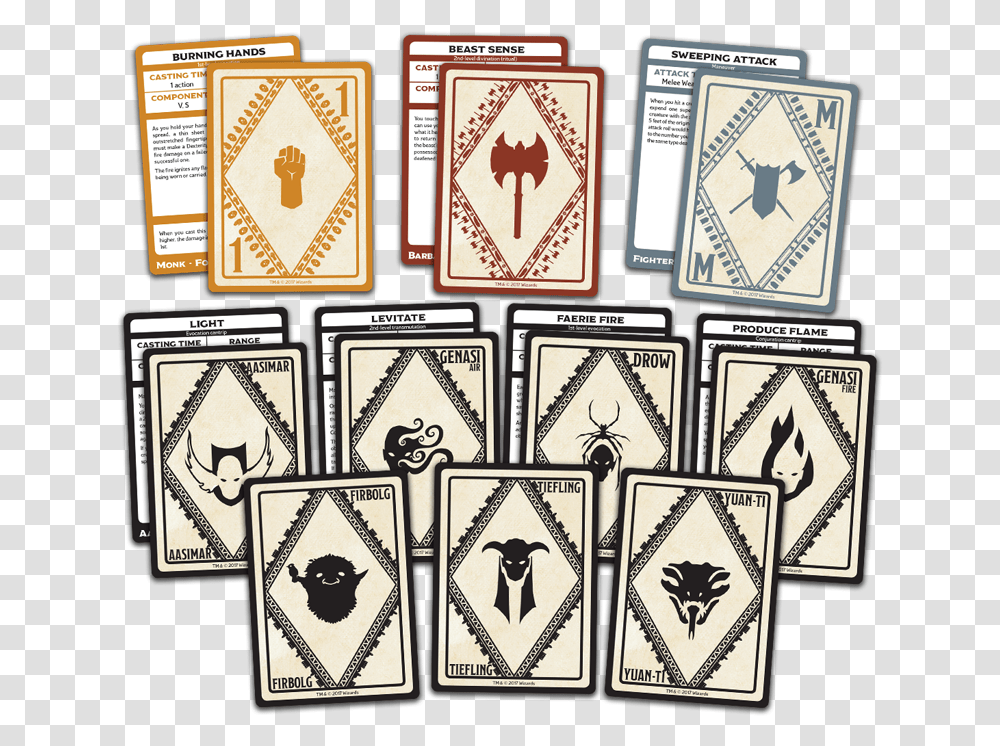 Adventurers Kit - Martial Powers And Races Cards, Symbol, Sign, Label, Text Transparent Png