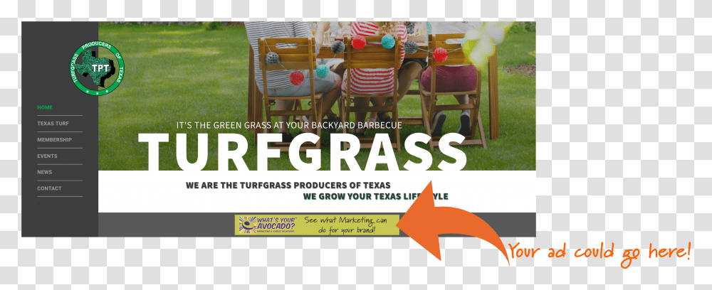Advertise On The Turfgrass Producers Of Texas Website Grass Transparent Png