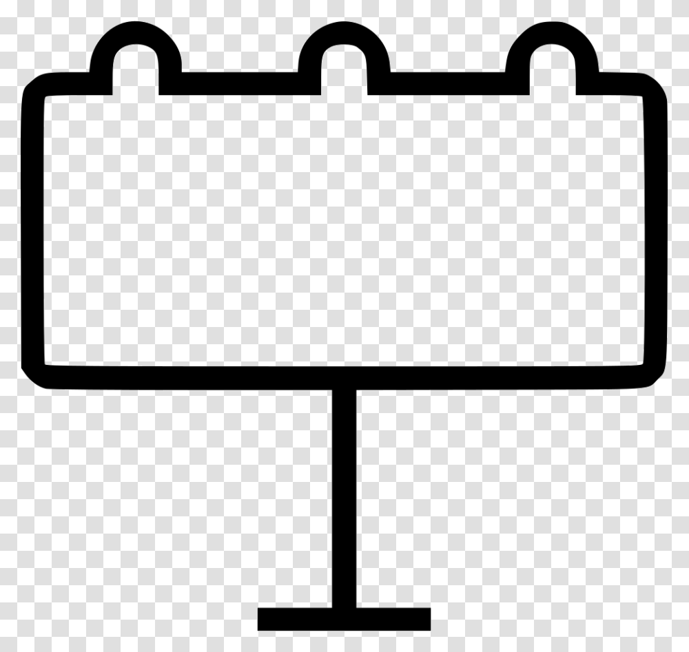Advertise Out Of Home Advertising Symbol, Advertisement, Billboard, White Board Transparent Png