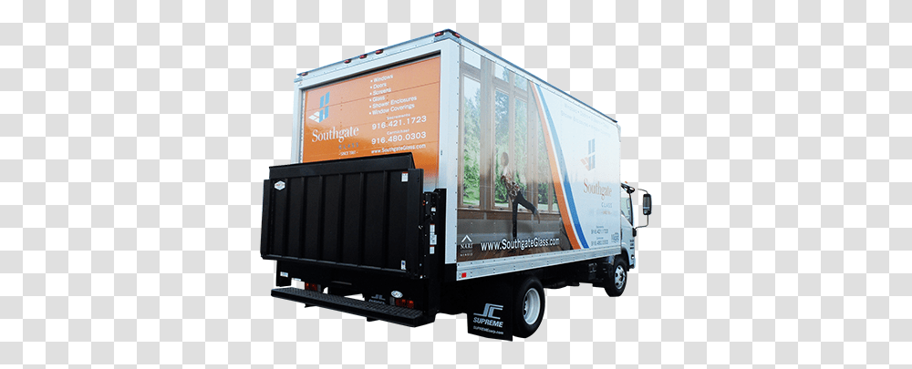 Advertise With Box Truck Wraps San Francisco Car Wraps Trailer Truck, Vehicle, Transportation, Shipping Container, Van Transparent Png