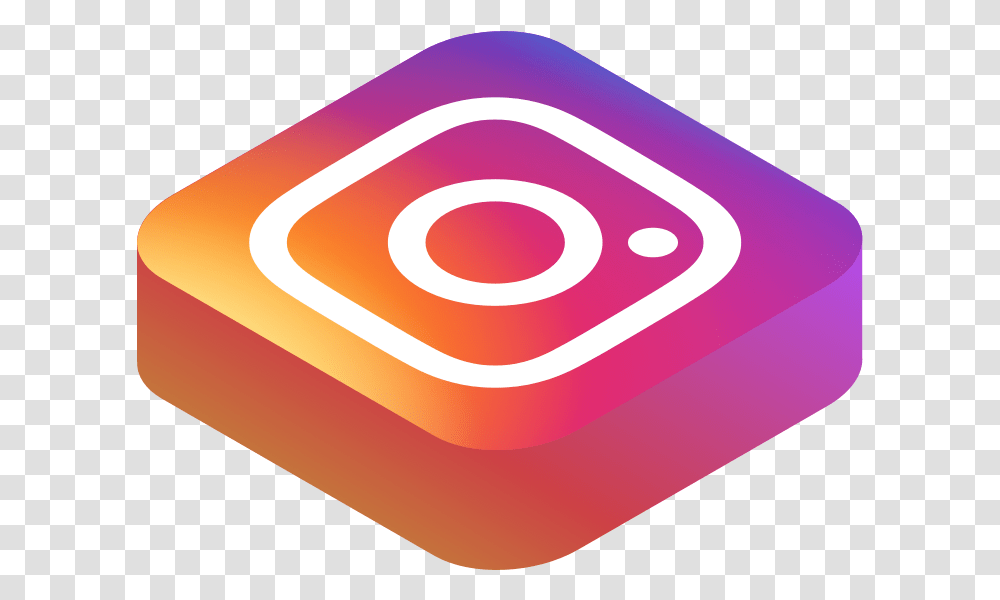 Advertising Isometric Instagram Logo, Soap, Rubber Eraser Transparent Png