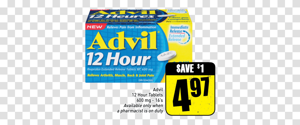 Advil Cold And Sinus, Advertisement, Flyer, Poster Transparent Png