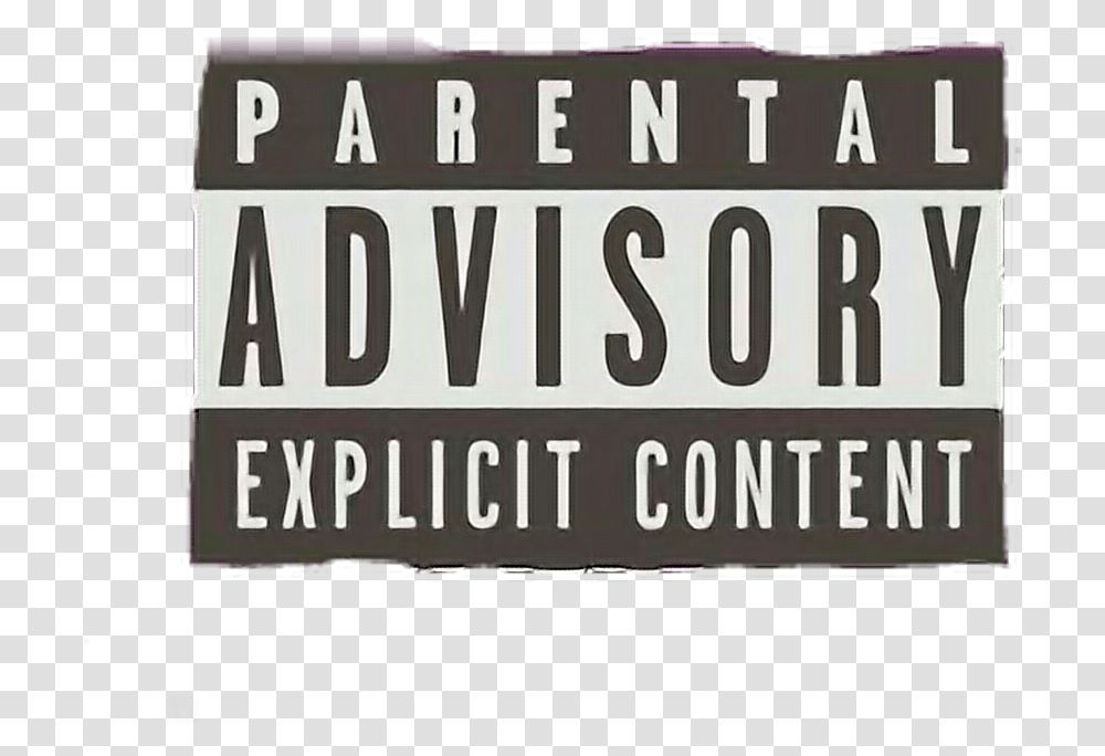 Advisory Explicit Parental Advisory, Vehicle, Transportation, License Plate Transparent Png