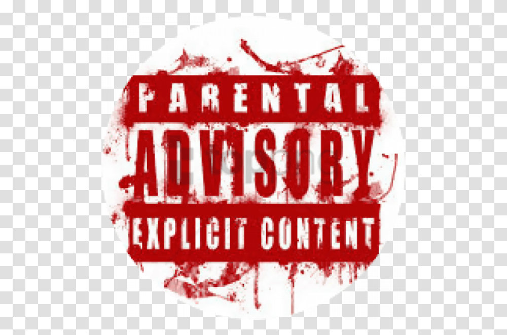 Advisory Parental Free Images - Red Parental Advisory Logo, Label, Text, Word, Symbol Transparent Png