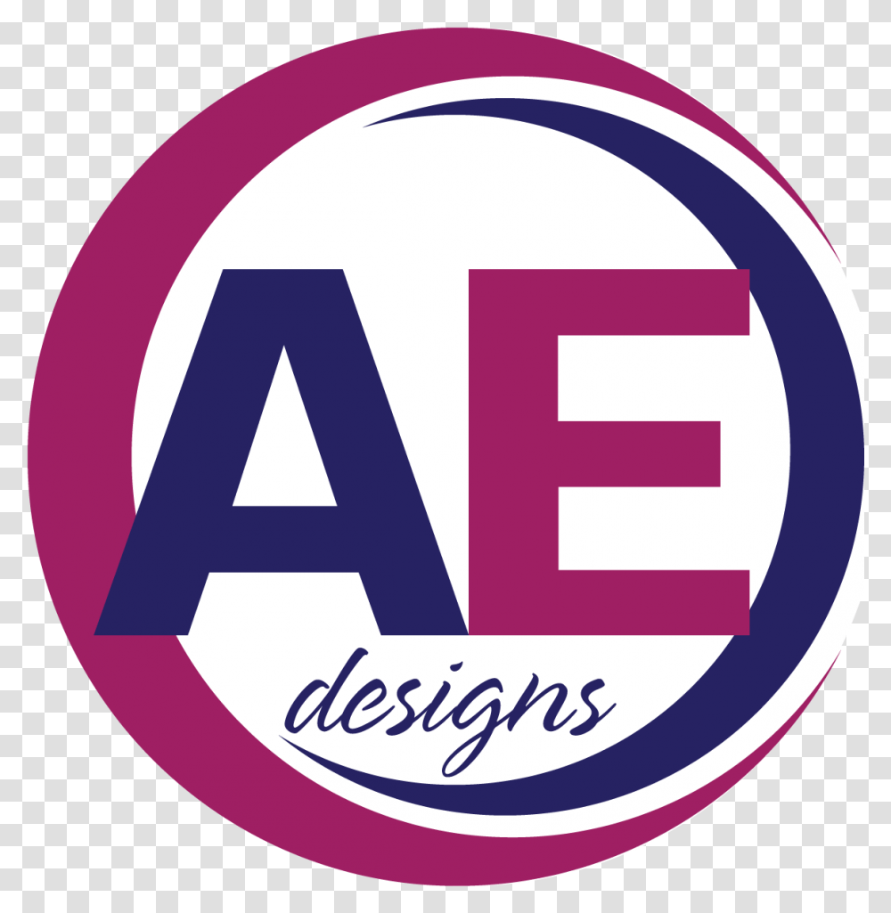 Ae Design Logo White Circle Circle, Label, Text, Symbol, First Aid Transparent Png