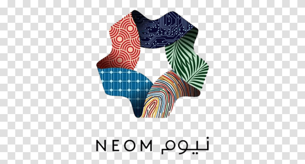 Aecom Chosen To Design Backbone Neom Saudi Arabia Logo, Cushion, Text, Person, Art Transparent Png