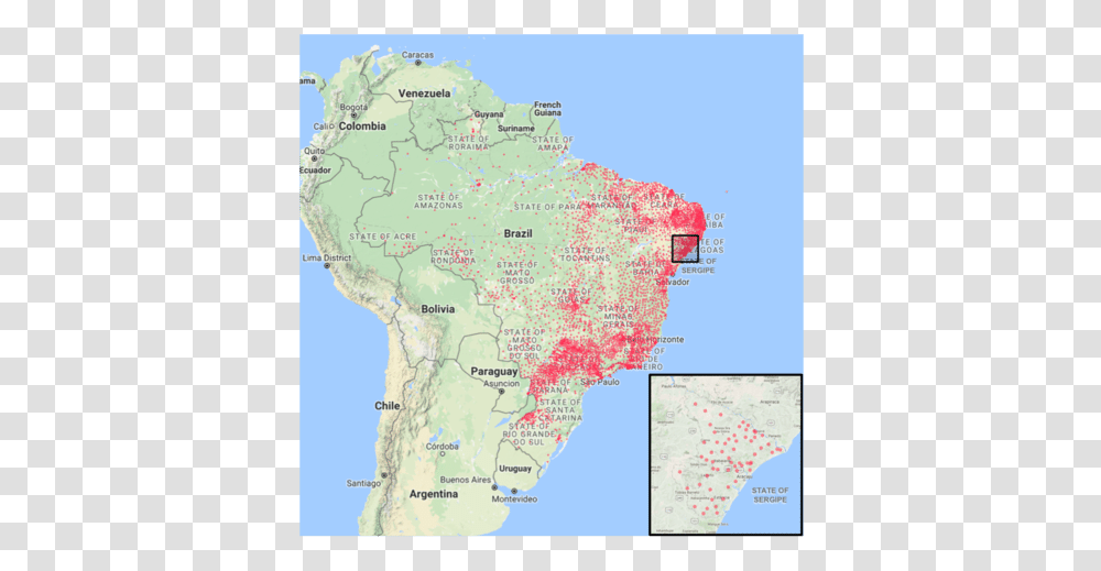 Aedes Aegypti Brazil Map, Diagram, Atlas, Plot, Vegetation Transparent Png
