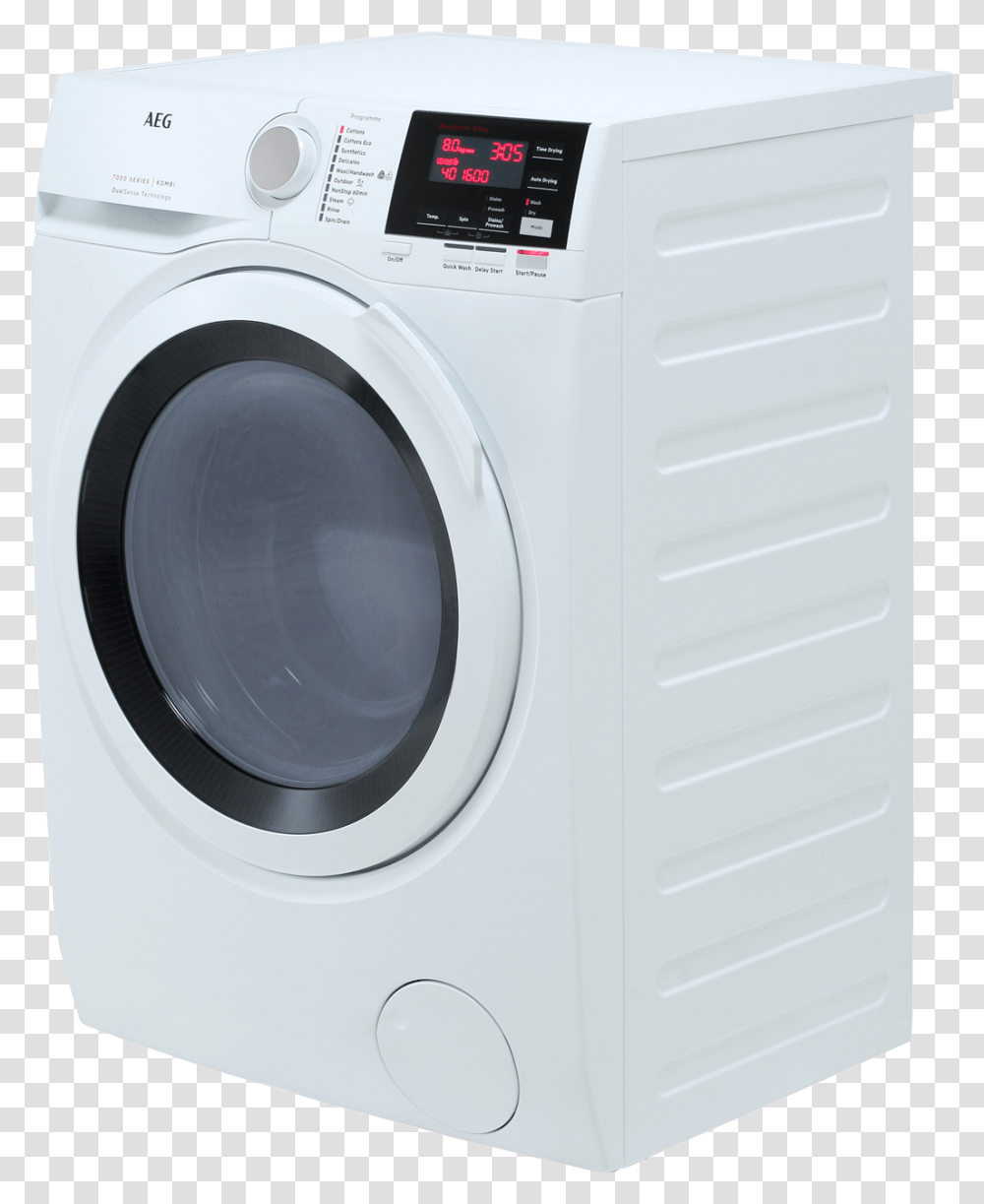 Aeg Dualsense Technology L7weg841r 8kg 4kg Washer Dryer With 1550 Rpm White E Rated Aeg L7weg841r, Appliance Transparent Png