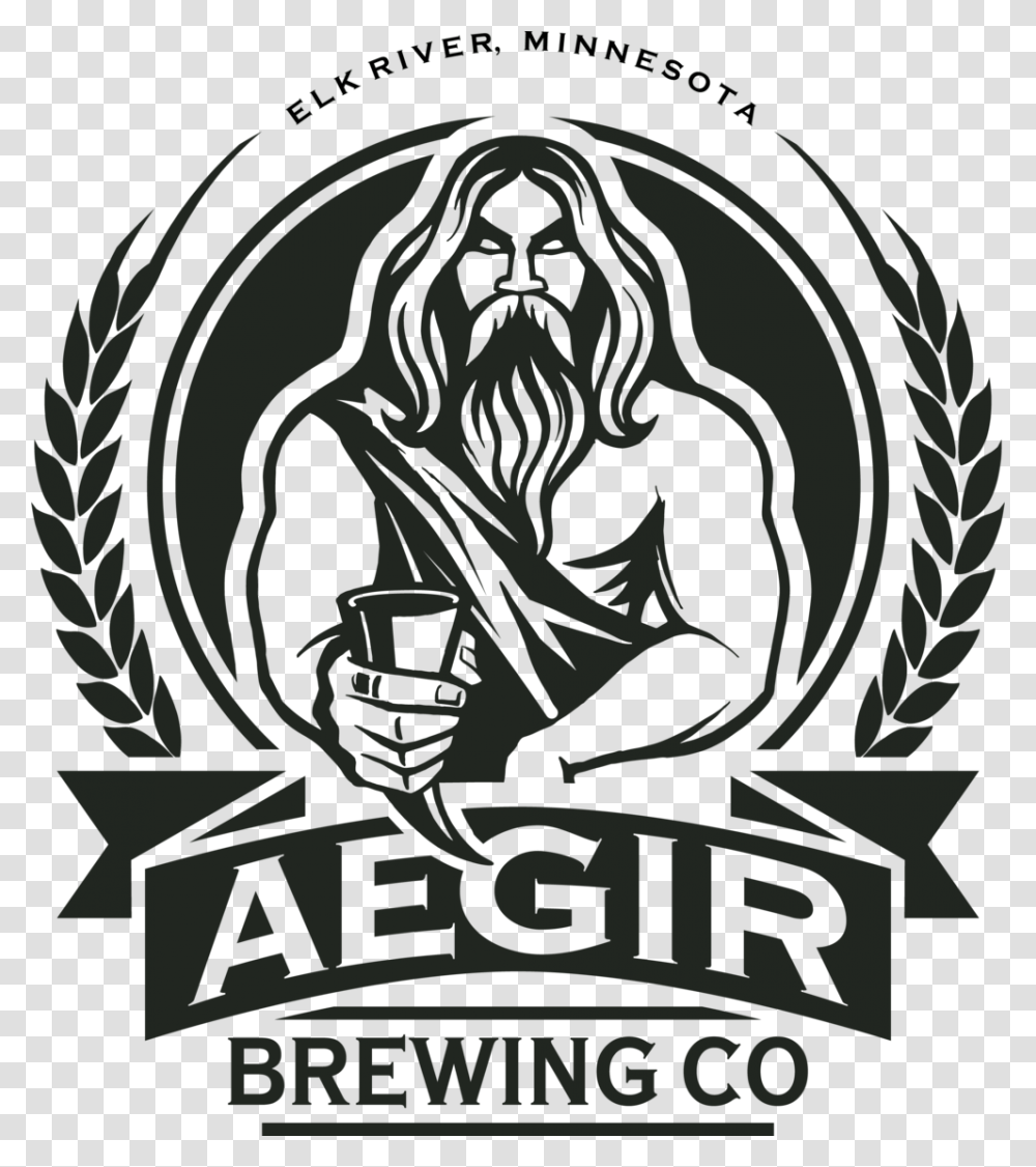 Aegir Logo 1 Aegir Beer, Statue, Sculpture, Poster Transparent Png