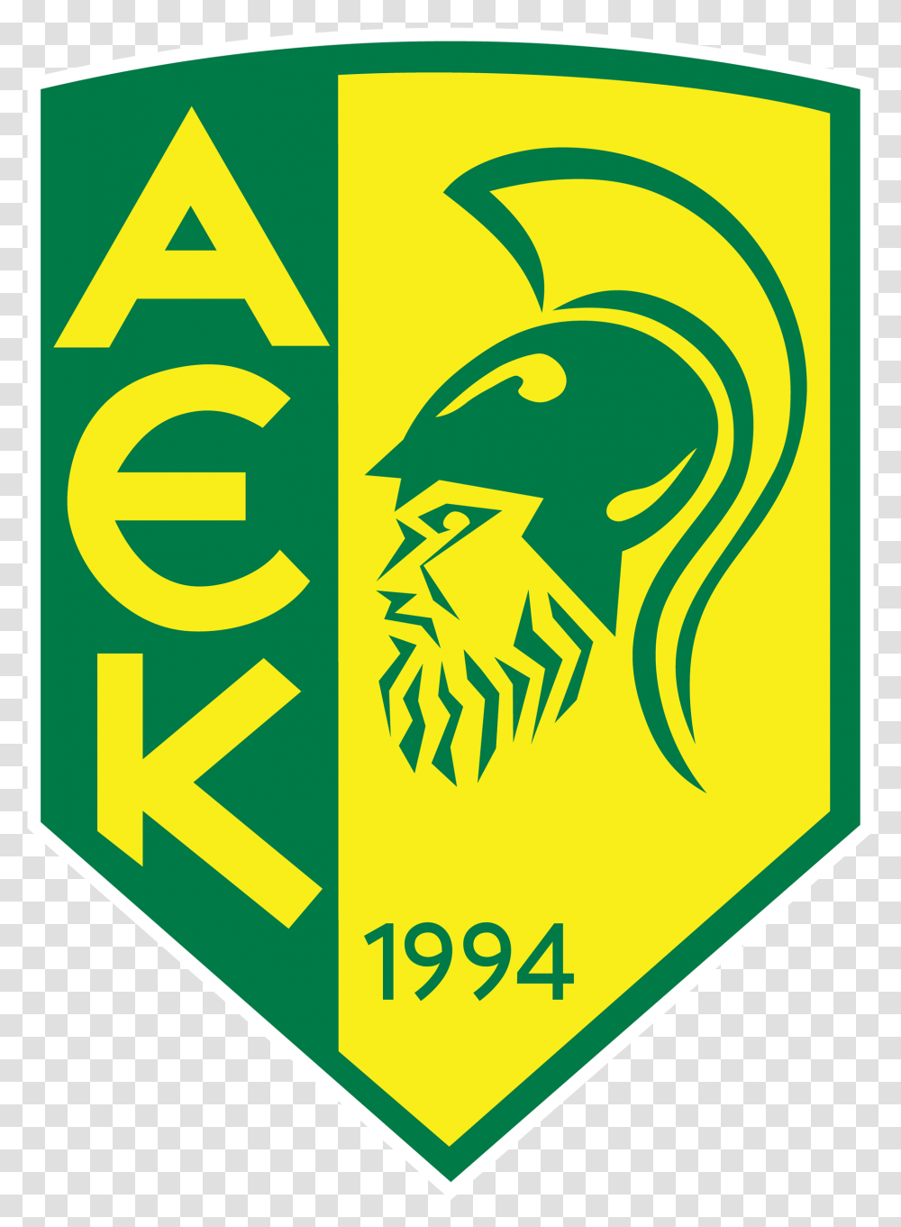 Aek Larnaca Fc Logo Aek Larnaca Logo, Label, Sign Transparent Png