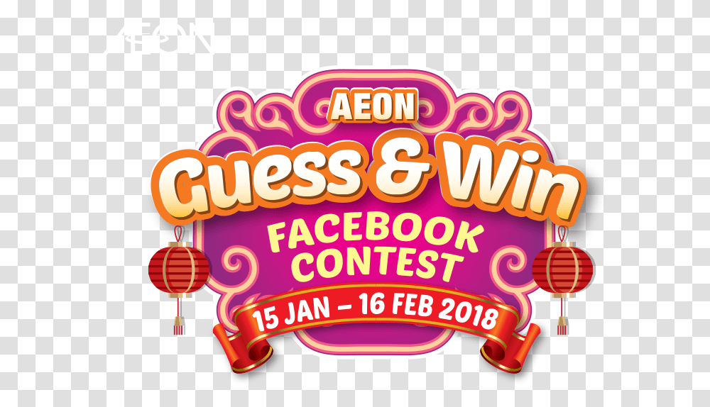 Aeon Cny 2018 Guess & Win Facebook Contest Guess And Win Contest, Crowd, Carnival, Leisure Activities, Circus Transparent Png
