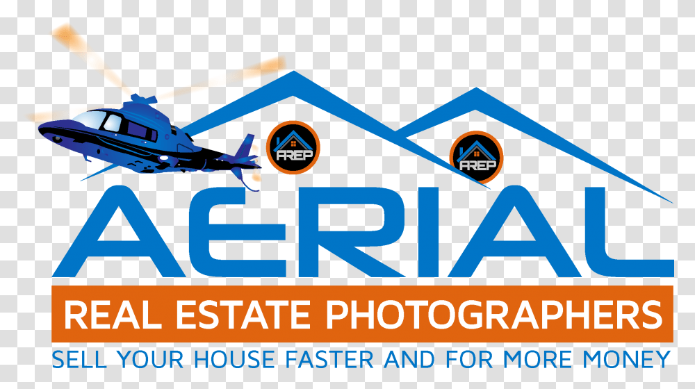 Aerial Real Estate Photographers Company Logo By Aerial Helicopter, Metropolis, Label Transparent Png